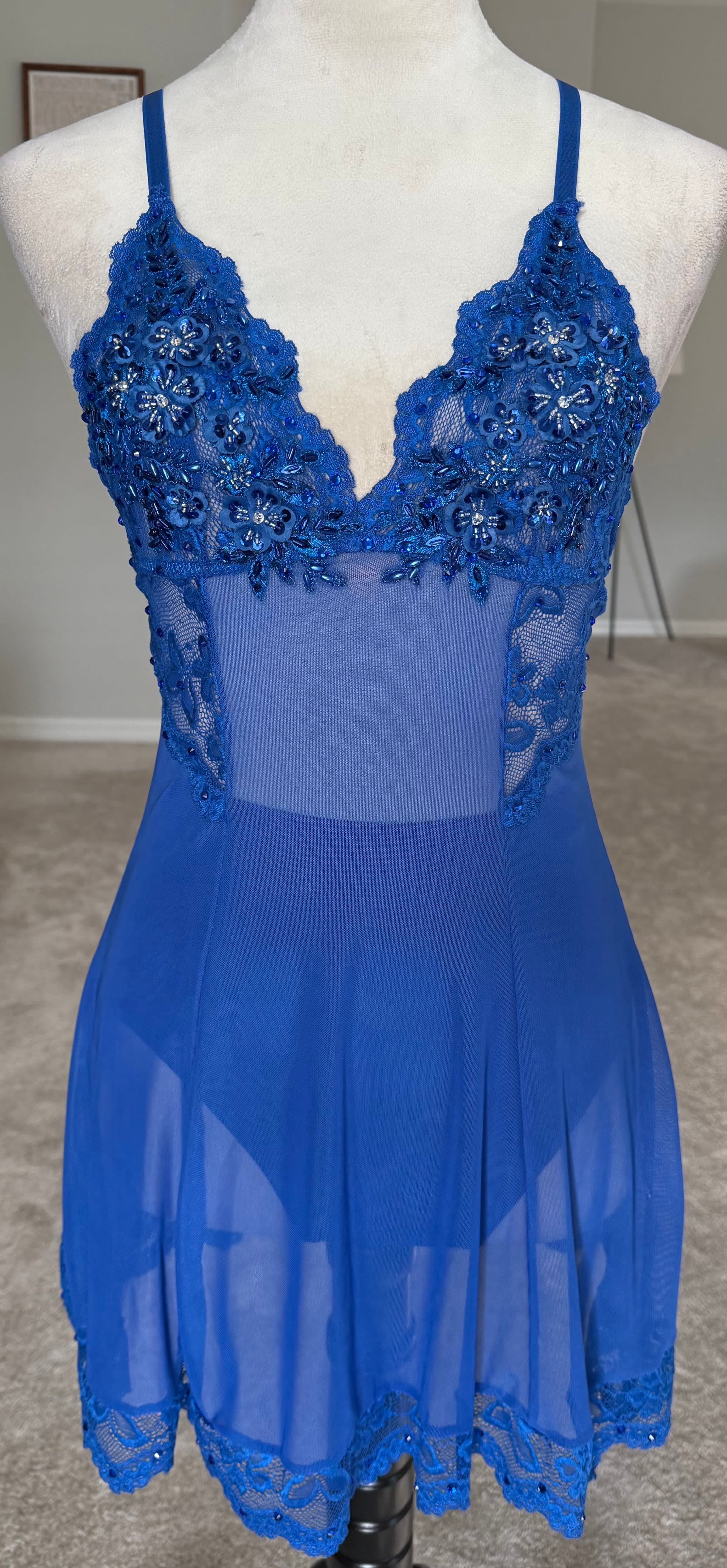 Royal Blue Slip Dress