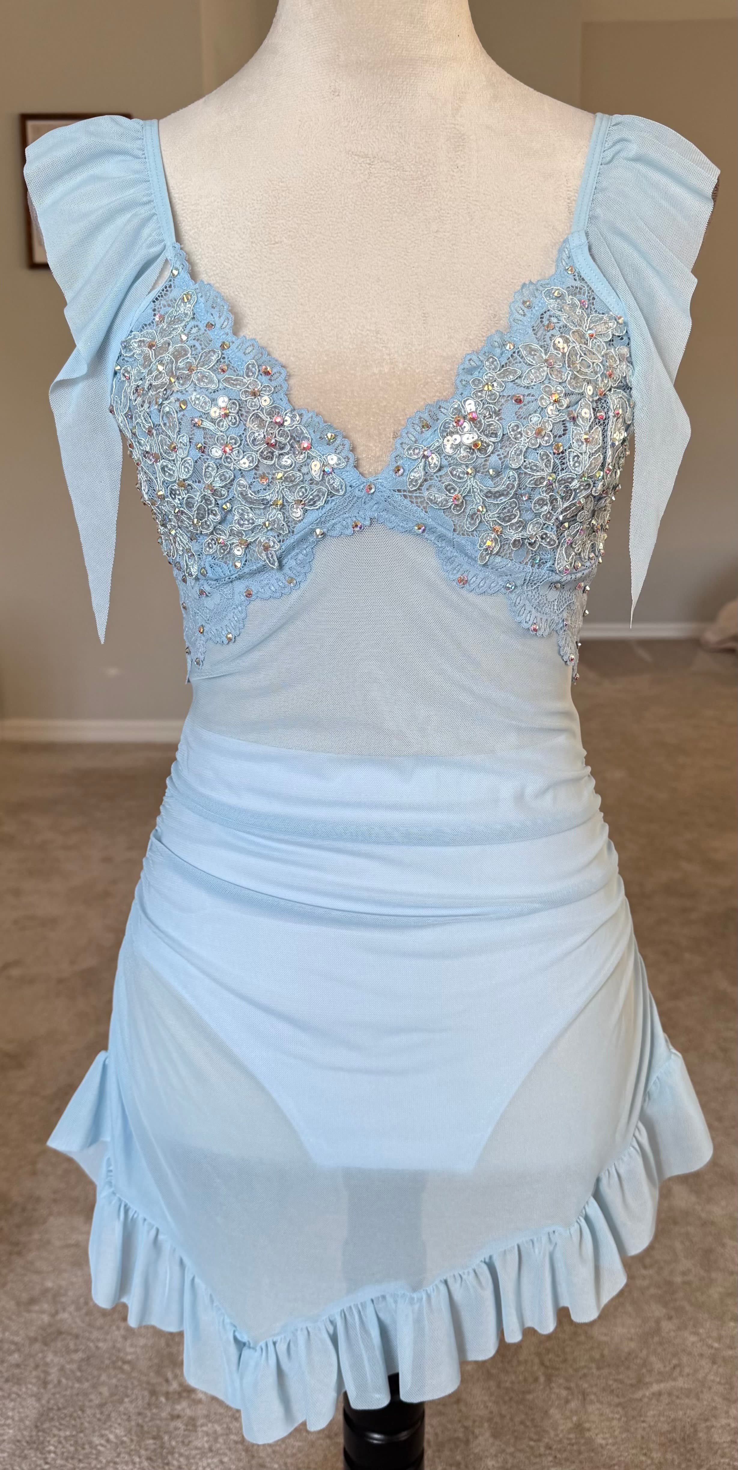 Light Blue Slip Dress